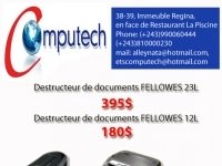COMPUTECH – Destructeur de documents