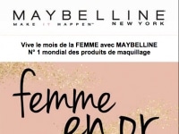 FEMCO INDUSTRIE COSMETICS – Vive le moi de la femme avec Maybelline N°1 mondial des produits de maquillage