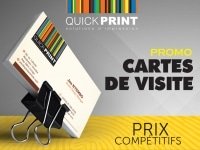 QUICK PRINT – Promo cartes de visite