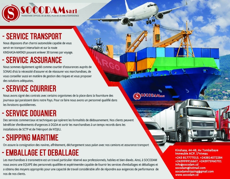 SOCODAM – Nos services