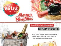 EXTRA PLUS SUPERMARCHE – Paniers Gourmands pour les fêtes !