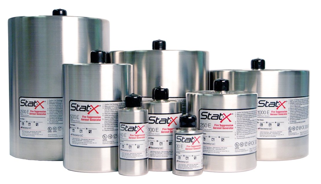 Stat-X Aerosol Fire Suppression idéale pour les salles de machines