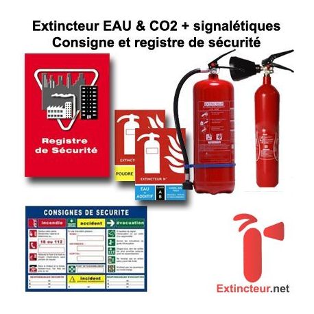 Une gamme varié d&rsquo;extincteurs