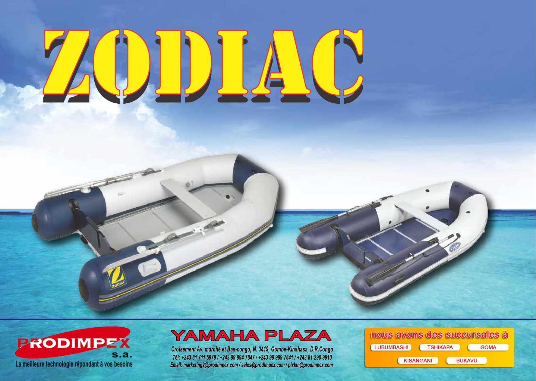 ZODIAC BATEAUX PNEUMATIC