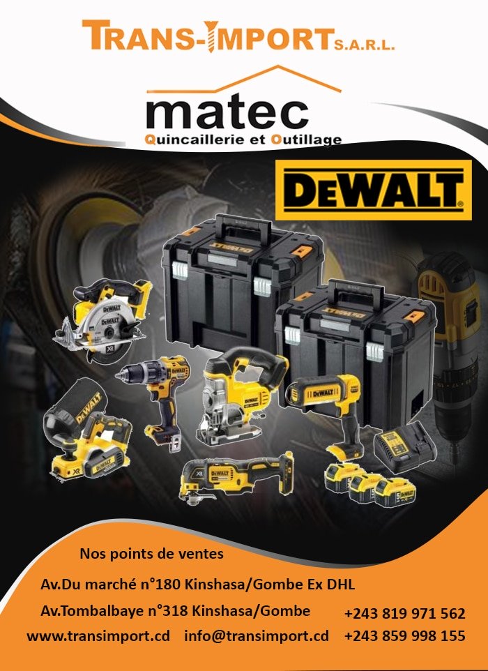 MATEC/ TRANS-IMPORT DES PRODUITS DEWALT