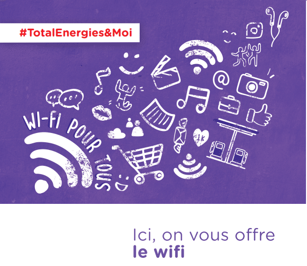 TotalEnergies Marketing RDC vous offre la Wifi !
