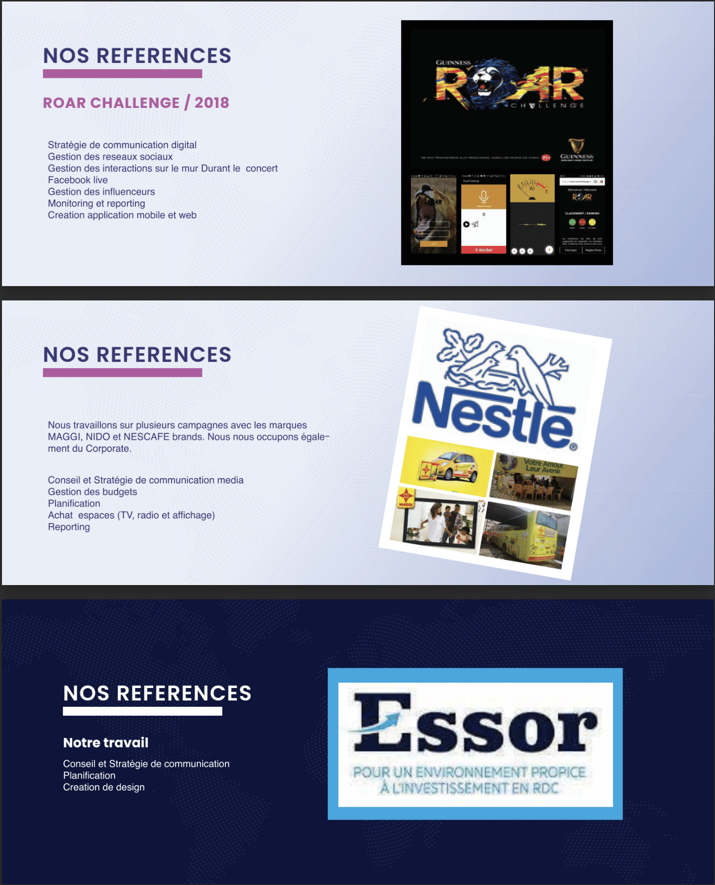 NOS REFERENCES – 3