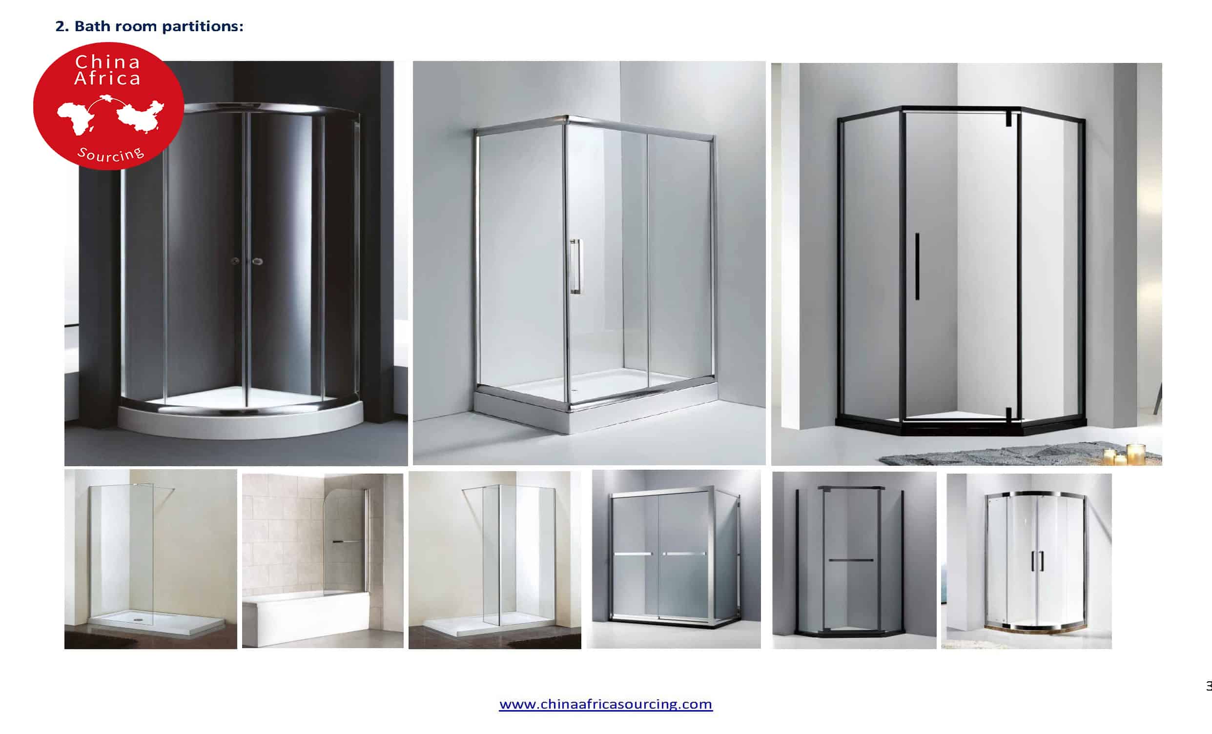 Cloison de salle de bain