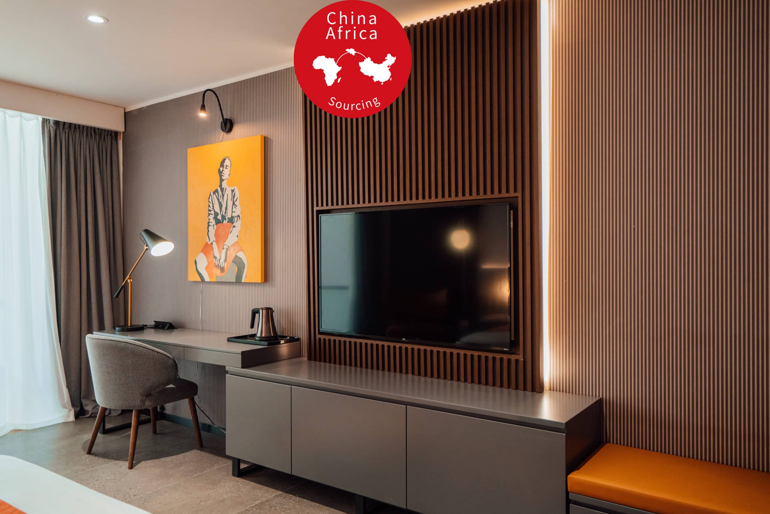 Meuble mini bar + bureau de travail