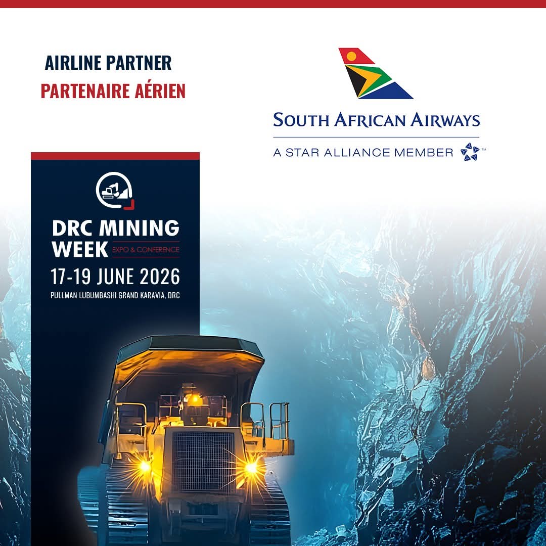 SOUTH AFRICAN AIRWAYS,PARTENAIRE OFFICIEL AERIEN de DRC MINING WEEK 2026