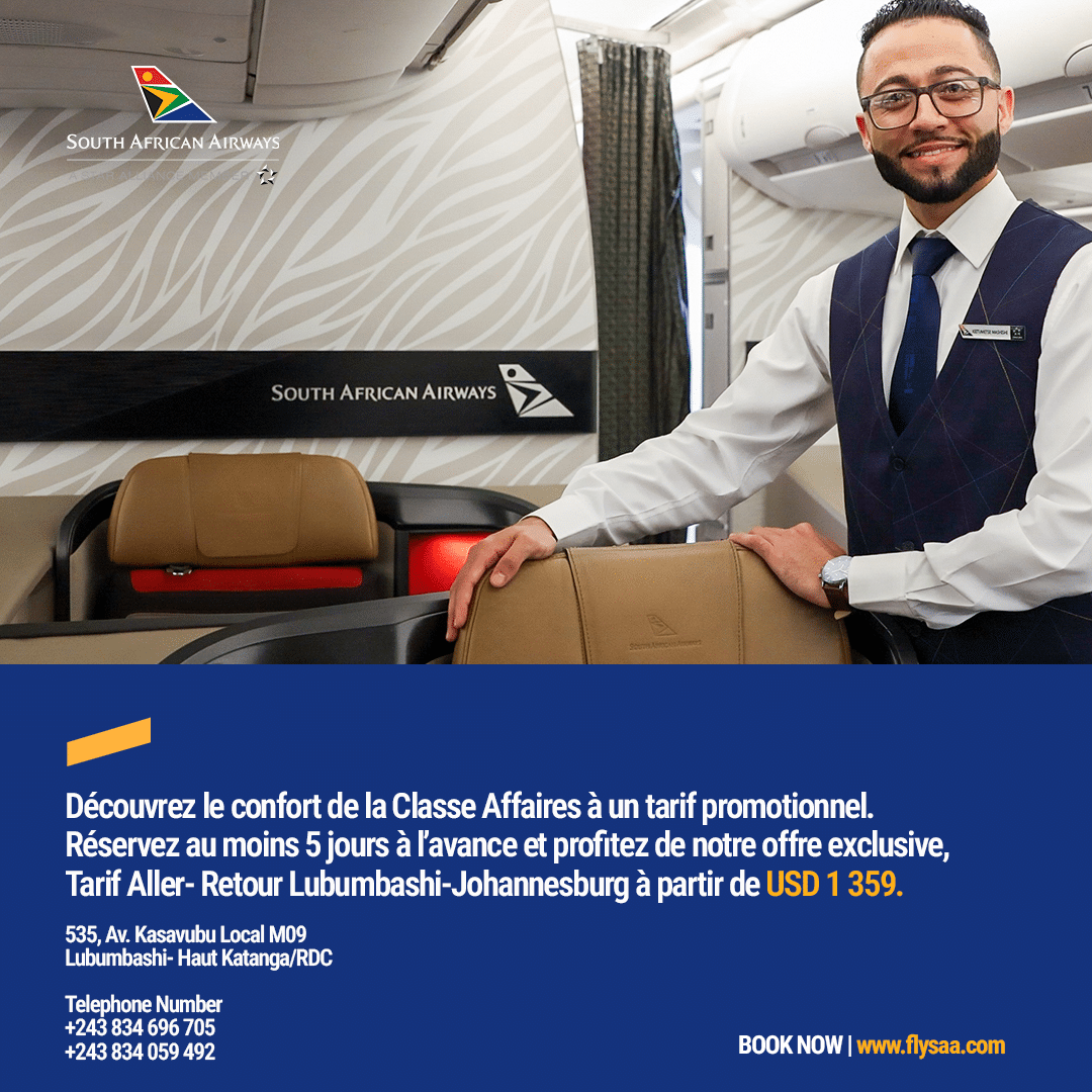 EXCLUSIVE SAA BUSINESS CLASS OFFER /OFFRE EXCLUSIVE EN BUSINESS CLASSE