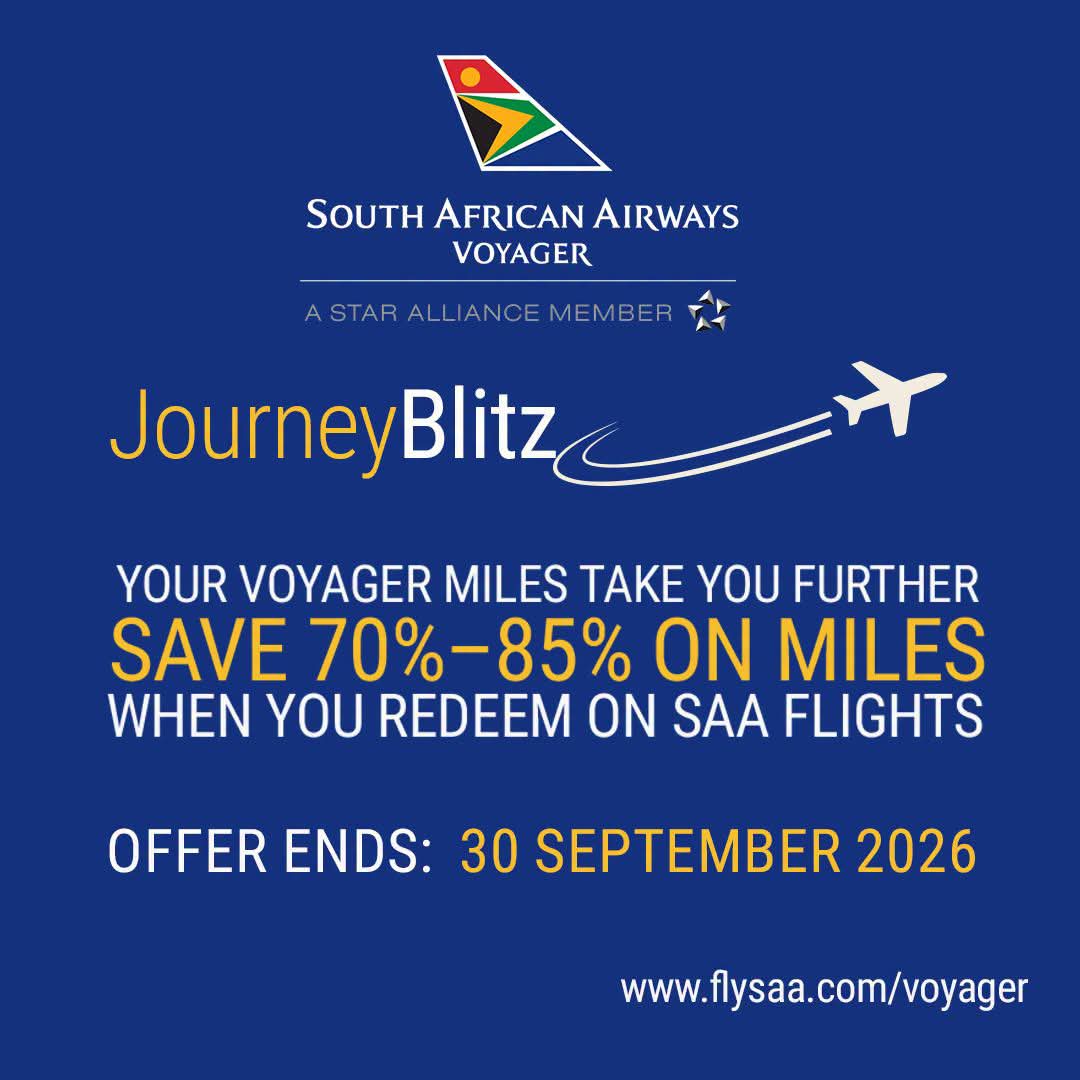 SOUTH AFRICAN AIRWAYS JOURNEYBLITZ PROMOTION